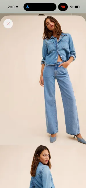 Abrand 95 Mid Baggy Jean Blue Size 27 thumbnail 4