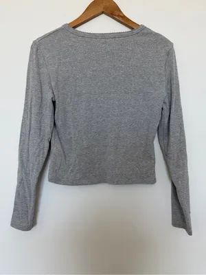 Women's Grey Button thumbnail 3