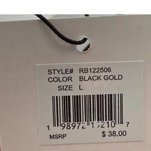 Rachel Zoe‎ Black Leather Belt High Shine Gold Interlocking Chain Link L NWT thumbnail 4