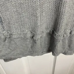 Free People We the Free Laguna Gray Thermal Long Sleeve Top W-167 Size XS thumbnail 7