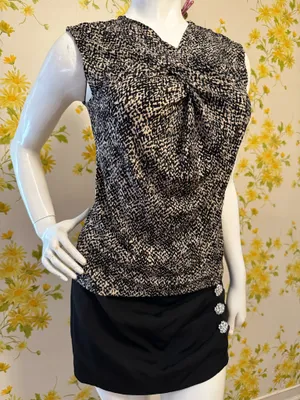 Ann Taylor twist front blouse size S thumbnail 6