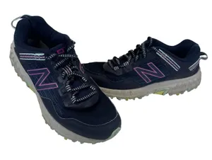 New Balance 410v6 Trail Running Shoes Women 8 Navy‎ Hiking WT410SN6 All Terrain thumbnail 1