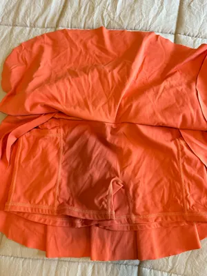 Amazon Orange Athletic Skirt with Shorts thumbnail 4