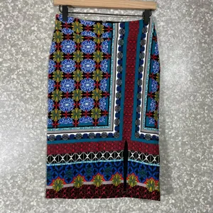 Anthropologie Maeve Women's Tearoom Boho Patterned Knit Pencil Skirt - Size XS thumbnail 2