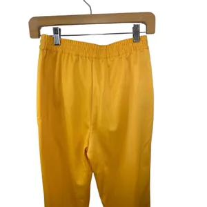 Lovers + Friends Yellow Track Jogger Pants Stripe Zip Ankle Small Festival thumbnail 6