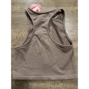 NWT Retro Thread Seamless Floral‎ Lace Inset Tank - Mushroom thumbnail 4