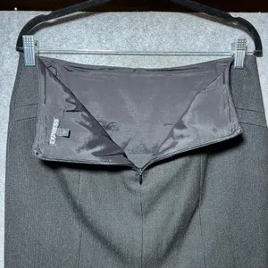 Express Womens Gray Pinstripe‎ Pencil Skirt Size 6 Career Office Stretch Lined thumbnail 7