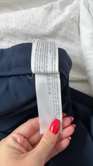 Abercrombie navy Trousers Wide-Leg thumbnail 4