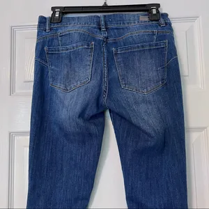 Juicy Couture jeans mid-rise frayed hem size 2 thumbnail 3