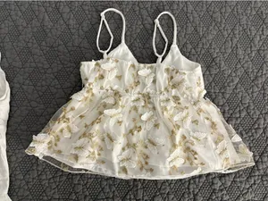 Butterfly top White thumbnail 2