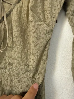 House of CB Giovanna Taupe Tie-Front Cutout Long Sleeve Maxi Dress thumbnail 7