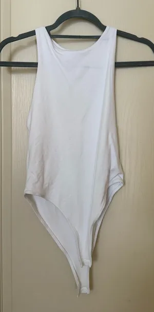 White Zara Bodysuit thumbnail 1