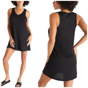 Z Supply Vagabond Ribbed Stretch Pullover Tank Top Shirt Dress‎ M Minimalist thumbnail 2