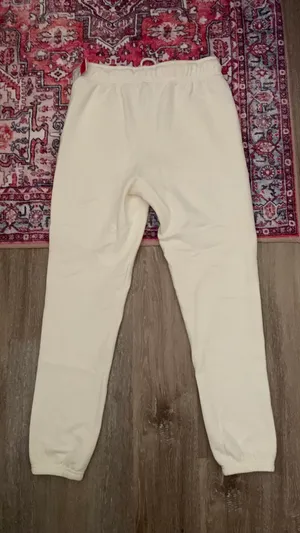 90 Degrees by Reflex Crème Colored Sweatpants thumbnail 1