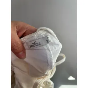 Hollister‎ White Linen Blend Tiered Mini Dress Casual Summer Size M thumbnail 6