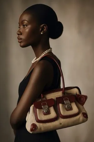 Dooney & Bourke Vintage Signature Anniversary double-pocket satchel thumbnail 1