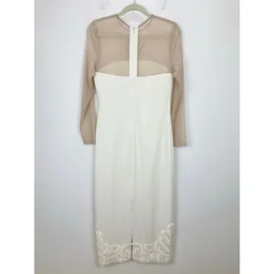 Antonio Melani x Elizabeth Damrich Babe Mesh Crepe Soutache Maxi Dress US 2 NWT thumbnail 9