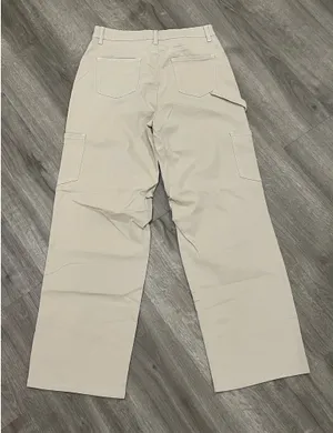 Tan High Waisted Cargo Pants Size L thumbnail 3