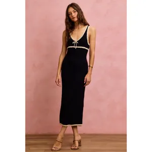 SO ME Knit Sweater Maxi Sleeveless Bodycon Resort Dress - Medium thumbnail 2