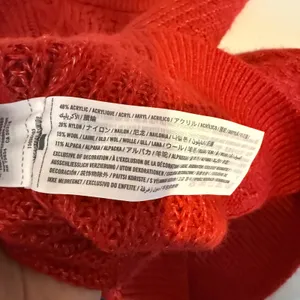Abercrombie Fitch Red Cable Knit Sweater Women Medium Cozy Warm‎ Winter Holiday thumbnail 3