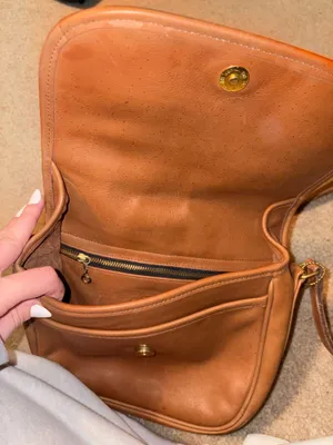 Vintage Coach Leather Brown Bag thumbnail 10