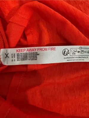 Free People Red/Orange Asymmetrical Layered Top — Size M thumbnail 4
