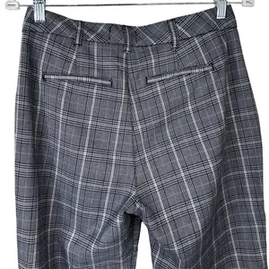 Abercrombie & Fitch Simone Plaid High Rise Ankle Flare Tailored Trouser Pants thumbnail 7
