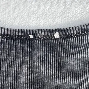 VTG Vocal L Large Top Black Ribbed Embellished Studs Y2K Dark‎ Fairy Goth Punk thumbnail 4