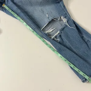 Abercrombie & Fitch Ankle Straight Jeans Plus Size 18 Short Light Wash Denim thumbnail 9