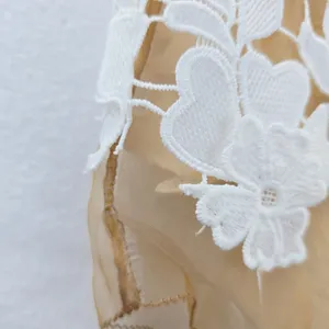 BHLDN Cream Floral Lace Dress Sleeveless Mini Party Cocktail‎ Wedding Size 12 thumbnail 11