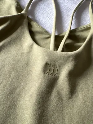 All in Motion Short Sculpt Bodysuit, Sage Green - Large thumbnail 5