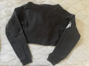 Cropped Hoodie Sweatshirt thumbnail 3