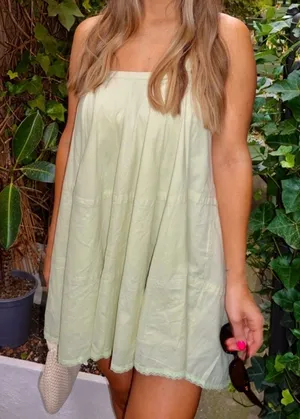 Green Princess Polly Mini Dress thumbnail 1