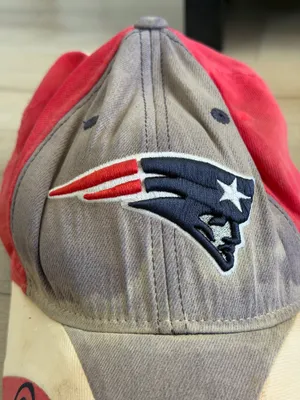 New England Patriots NFL Team Apparel Baseball Cap with Logo and Embroidered Det thumbnail 2