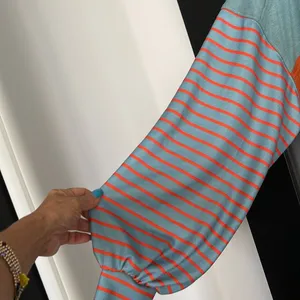 Unique Green and orange long sleeve Top XL thumbnail 3