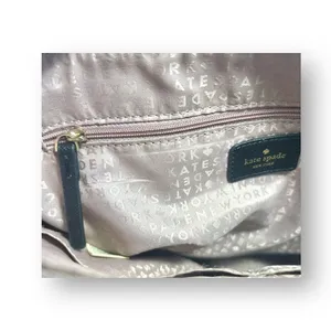 Kate Spade Rose Gold Glitter Small Tote Bag Sparkle Brown Bow‎ Holiday Party thumbnail 11