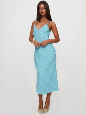 Princess Polly Lars Maxi Dress – Turquoise – US 10 thumbnail 5