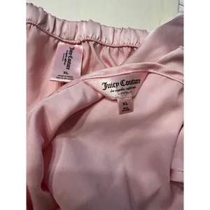 Juicy Couture Pink Satin Sleepwear Set – Size XL thumbnail 4