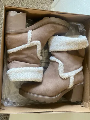 Just Fab booties EllieTrim Portabella thumbnail 1