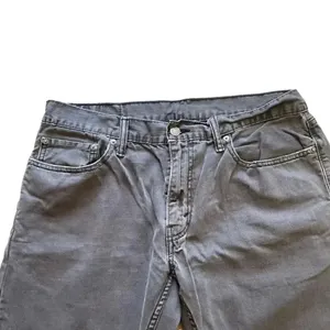 Levi’s Strauss Denim Jeans Black Gray #514 Straight Leg High Rise SZ 34 #1334 thumbnail 2