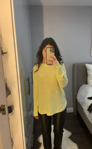 Loft Neon yellow  Sweater thumbnail 2