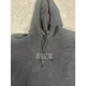 Nike Womens Y2K Black Pullover Hoodie Tonal Logo Fitted‎ NSW center swoosh thumbnail 6