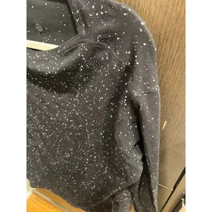 Lululemon‎ black speckled back in action long sleeve women's 10 thumbnail 2