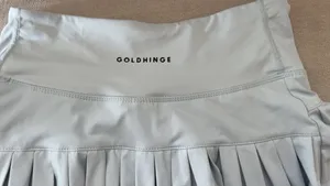 Gold-hinge blue skirt thumbnail 3