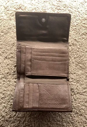 Fossil Brown Leather Wallet thumbnail 3