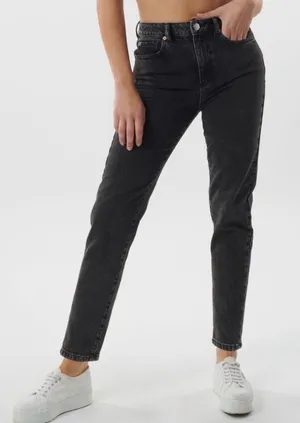 Garage Black Mom Jeans Size 3 waist 26 Grunge Y2K thumbnail 1