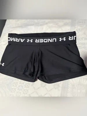 Under Armour Black Women's Athletic compression Shorts size XL thumbnail 3