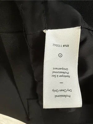 Elizabeth and James Black Maxi Column‎ Dress Lace-Up Side Slit Size 4 thumbnail 7