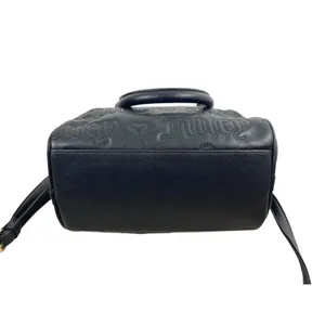 Juicy Couture Best Sellers Fame Satchel Liquorice Black Embossed Crossbody NWT thumbnail 4