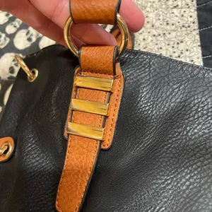 Michael Kors Black and Brown Shoulder Bag thumbnail 4